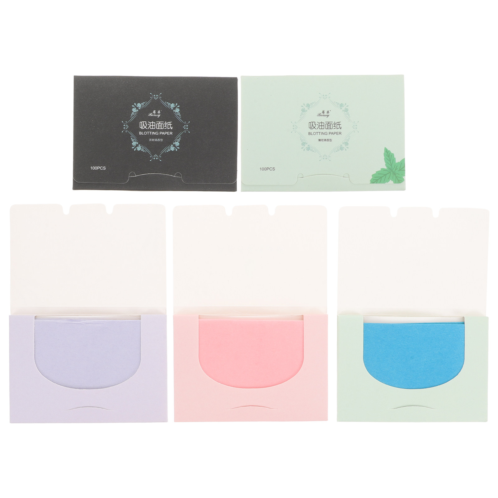 Home Fragrance Units - 500 Pieces Facial Oil Blotting Paper