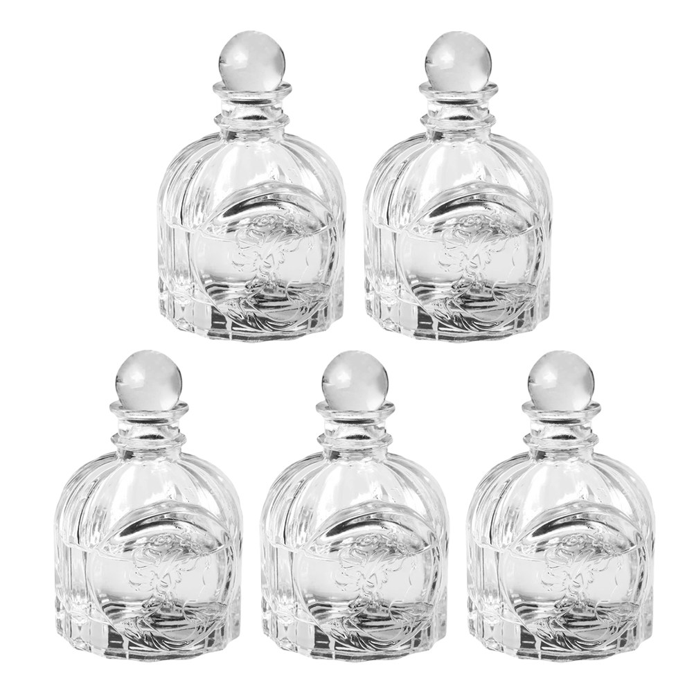 Home Fragrance Perfume - 5Sets Fragrance Bottles Transparent French Style