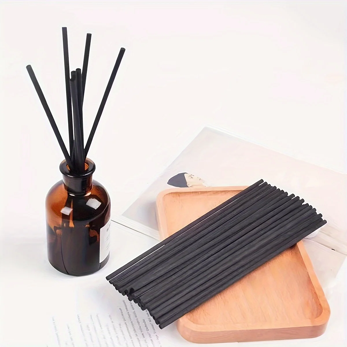 Home Fragrance Brand - 10/50pcs Fiber Sticks Diffuser Aromatherapy Volatile