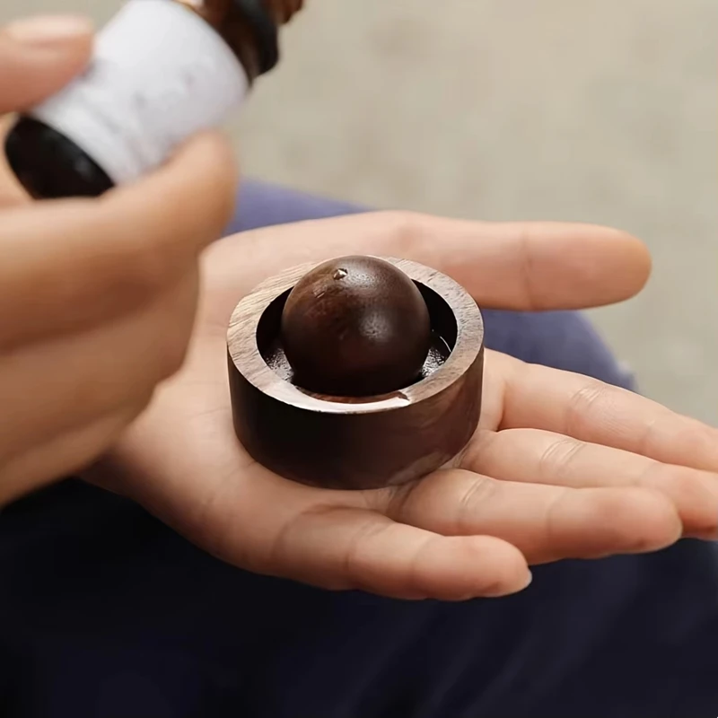 Home Fragrance Items - Wooden Ball Essential Oil Diffuser Aroma