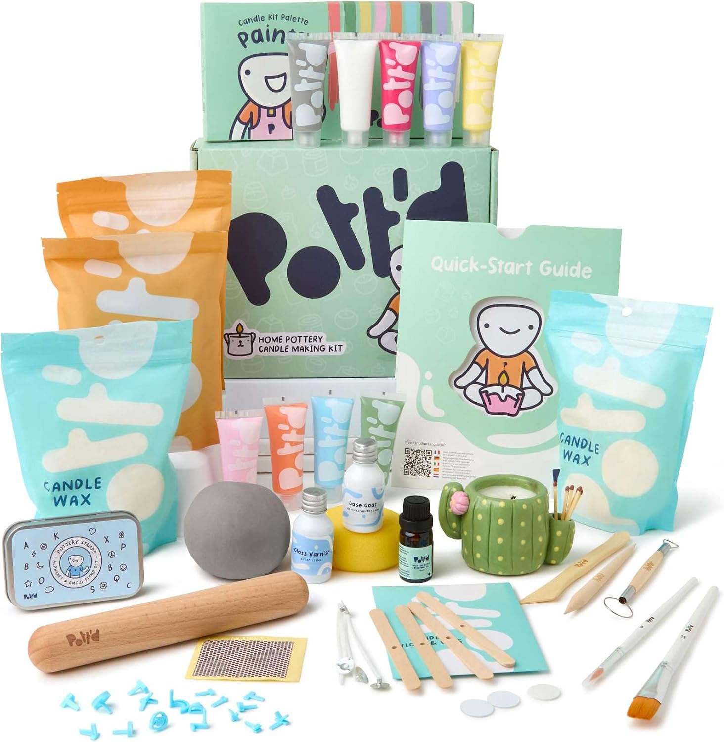 Home Fragrance Candles - Home Pottery Candle Making Kit, DIY