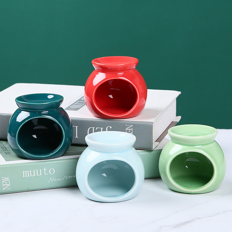 Home Fragrance Items - Porcelain Aroma Burner Essential Oil Furance