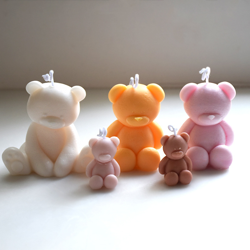 Home Fragrance Gel - 3D hanging bear mold baking cake
