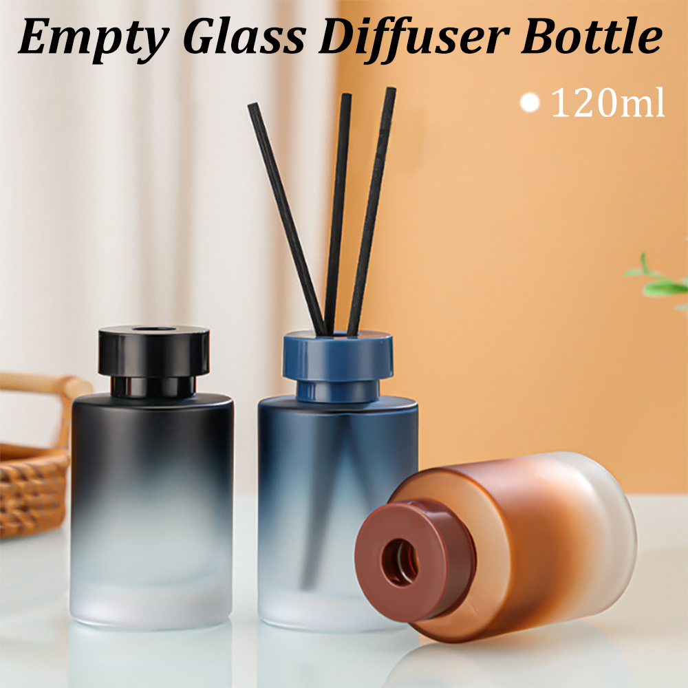 Home Fragrance Units - 120ML Empty Glass Diffuser Bottle Refillable
