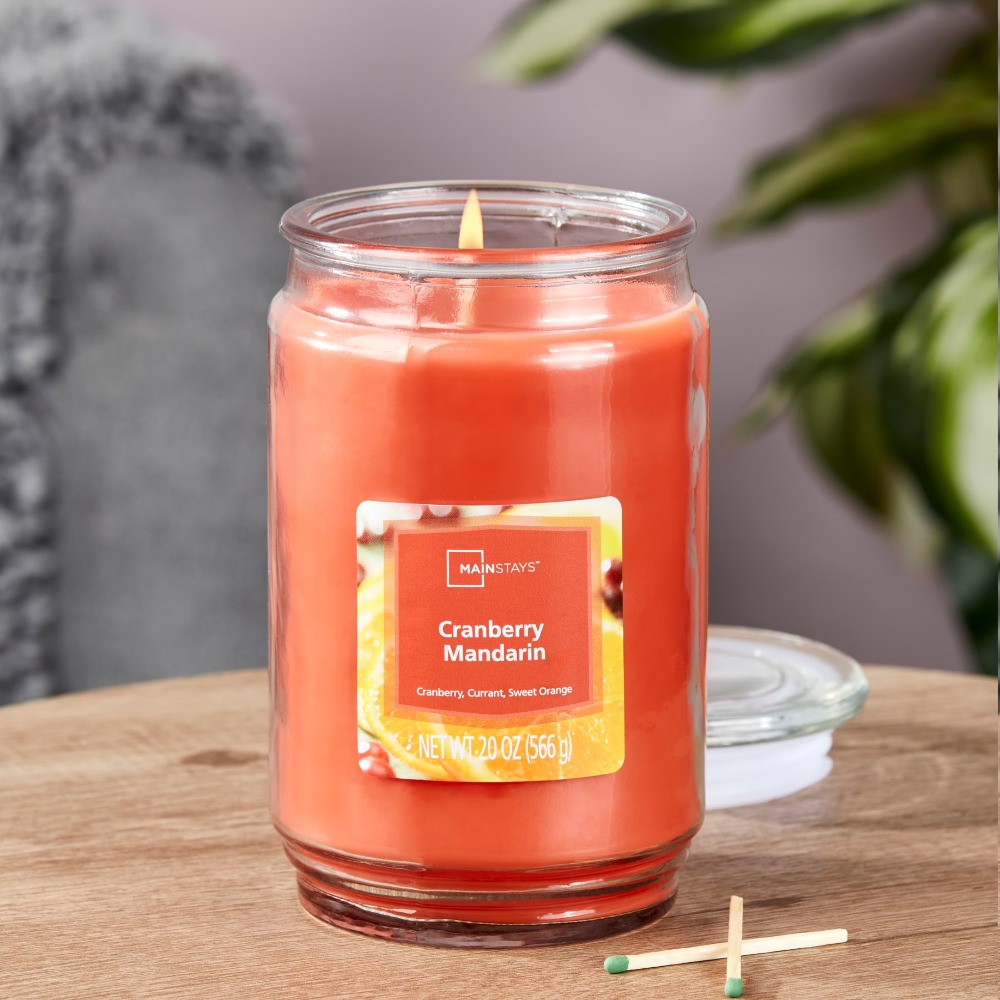 Cranberry Mandarin Scented Can - Home Fragrance Candles review and price