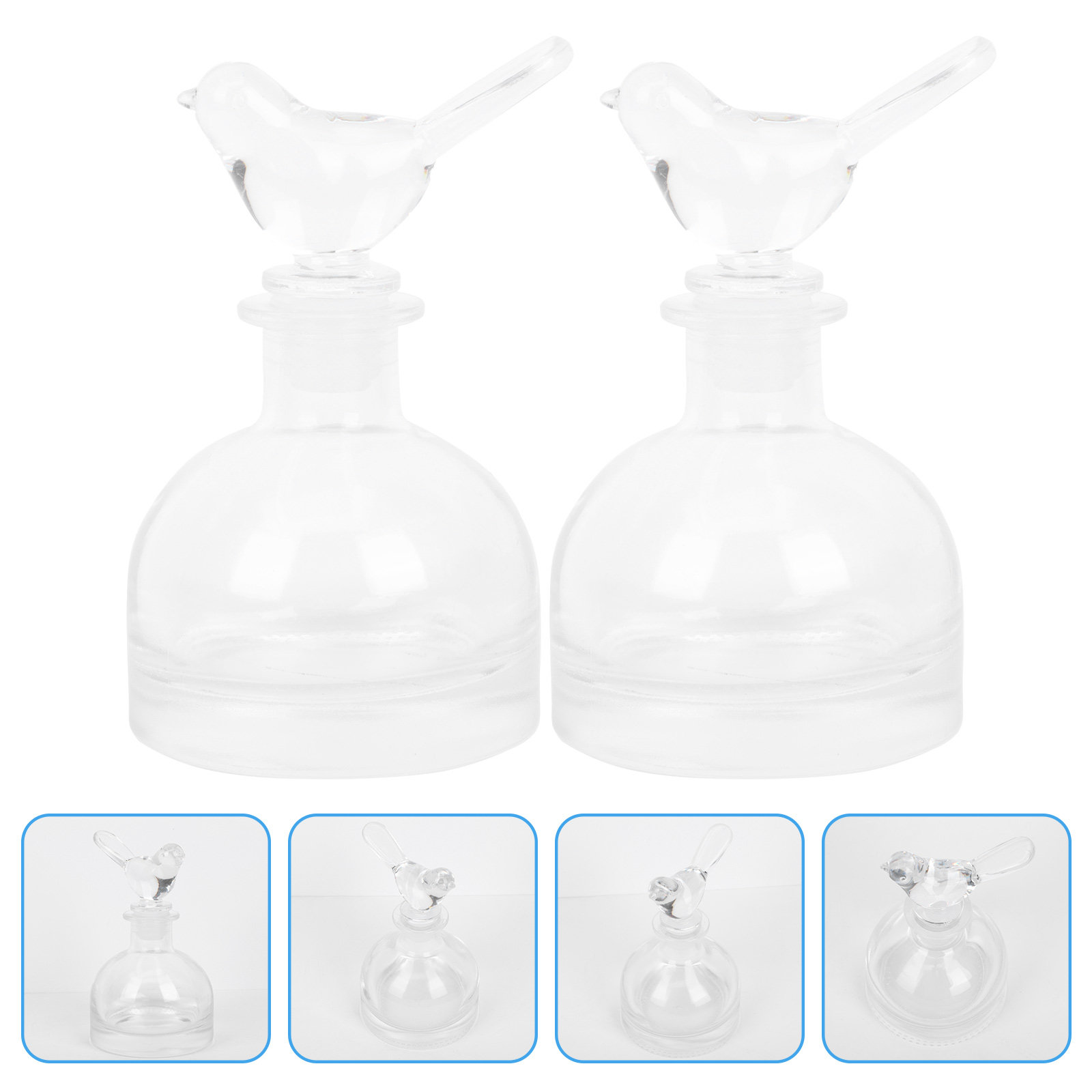 2Pcs Glass Perfume Bottles Pre - Home Fragrance Perfume review and price