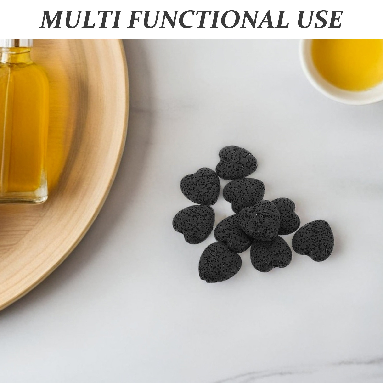 20Pcs Heart Volcanic Lava Rock - Home Fragrance Oils review and price