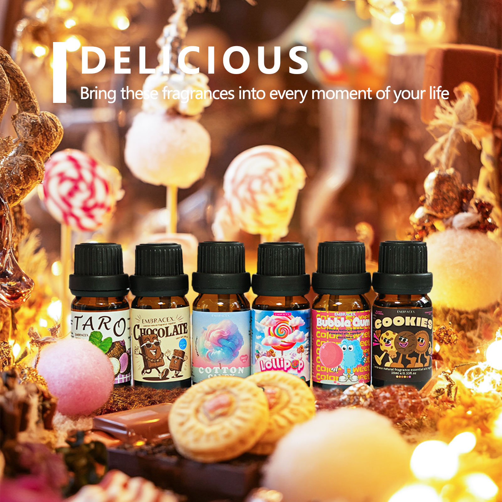 6PC/1Set Delicious Essential O - Home Fragrance Liquid review and price