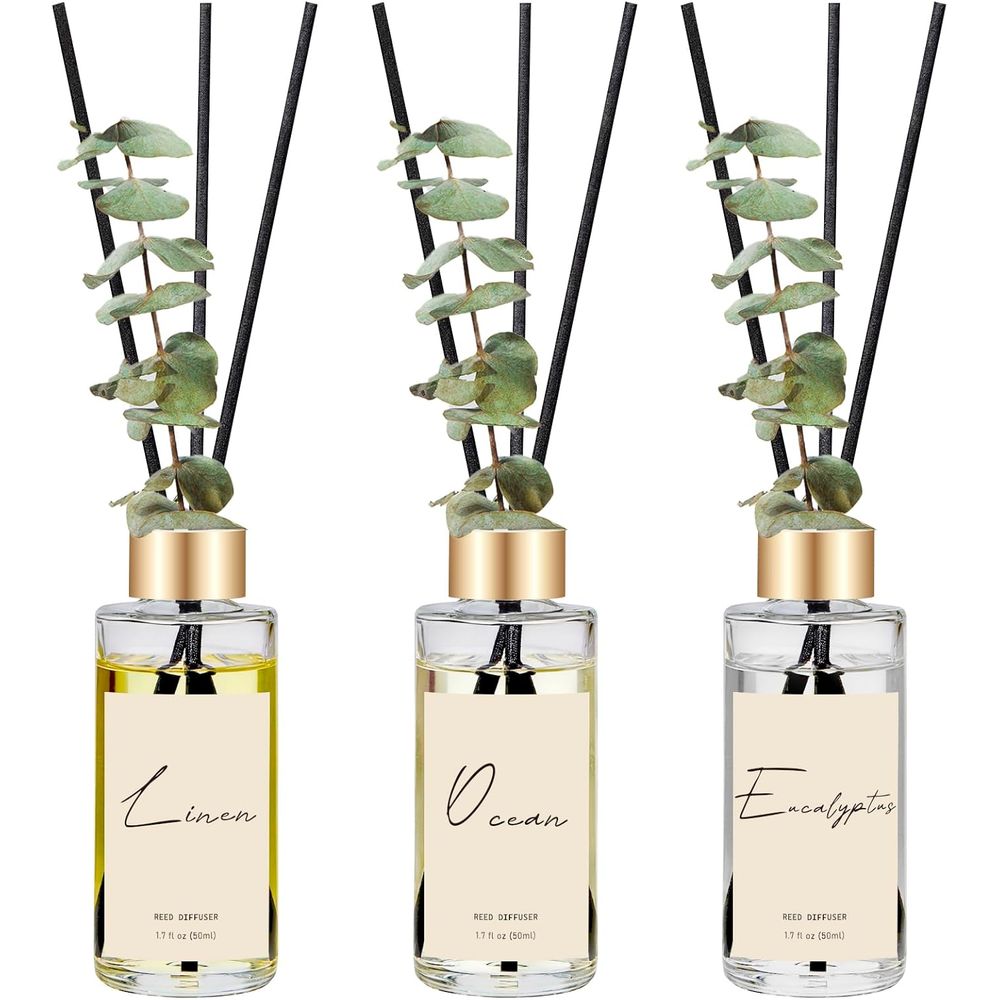 Set of 3 Eucalyptus, Linen & O - Home Fragrance Eucalyptus review and price
