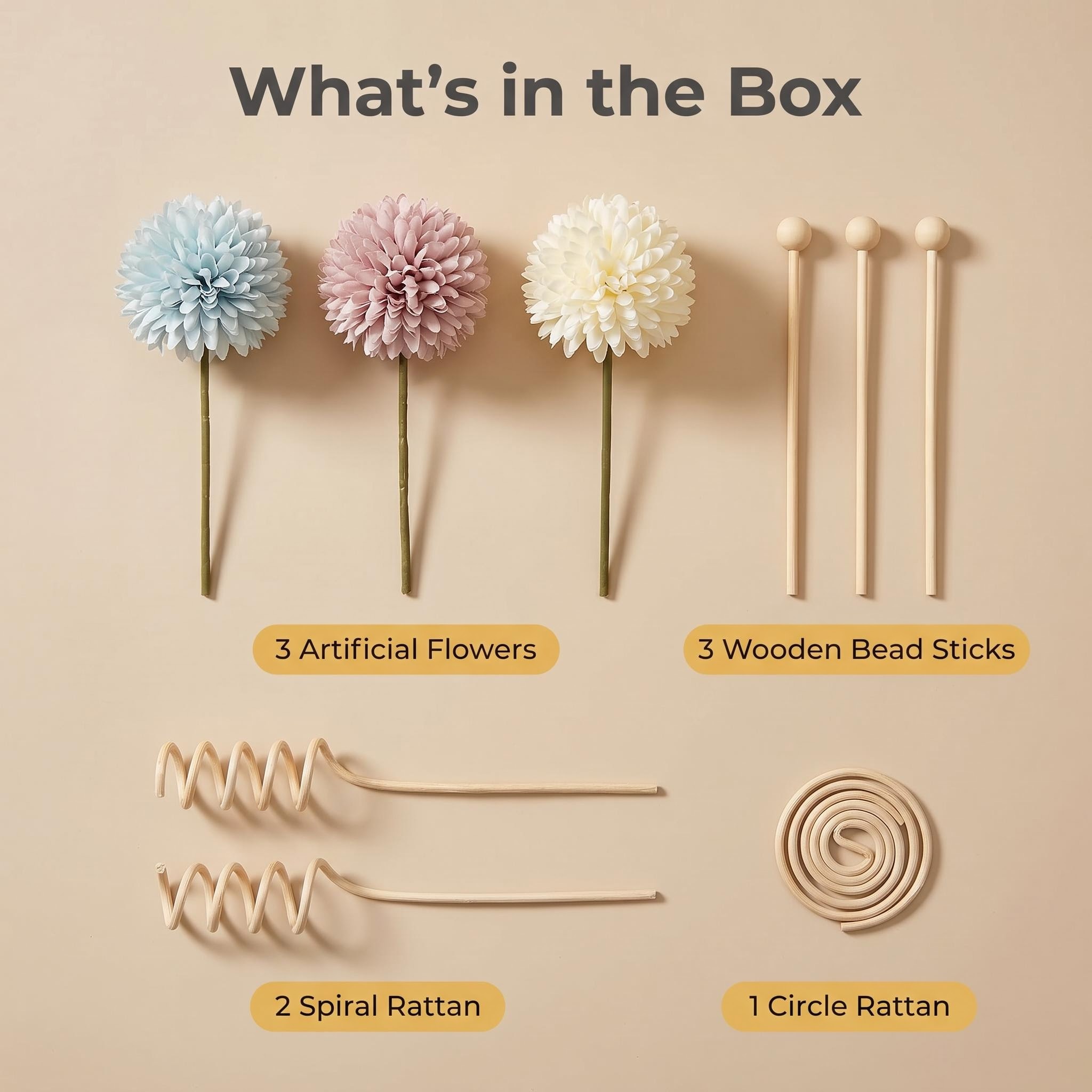 diy diffuser sticks set, artif - Home Fragrance Brand review and price