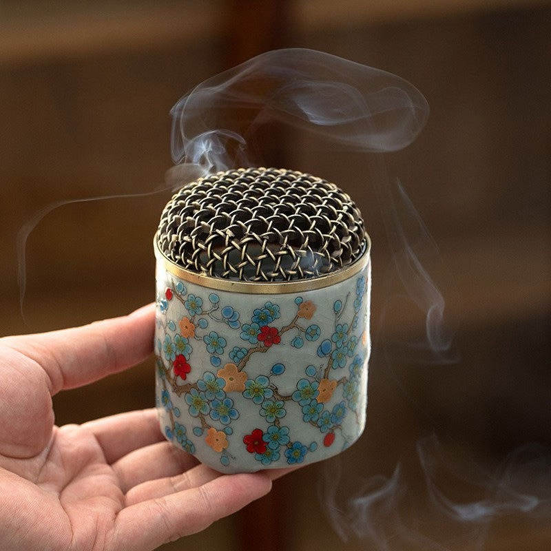 Retro Ru Kiln Ceramic Incense  - Home Fragrance Candles review and price