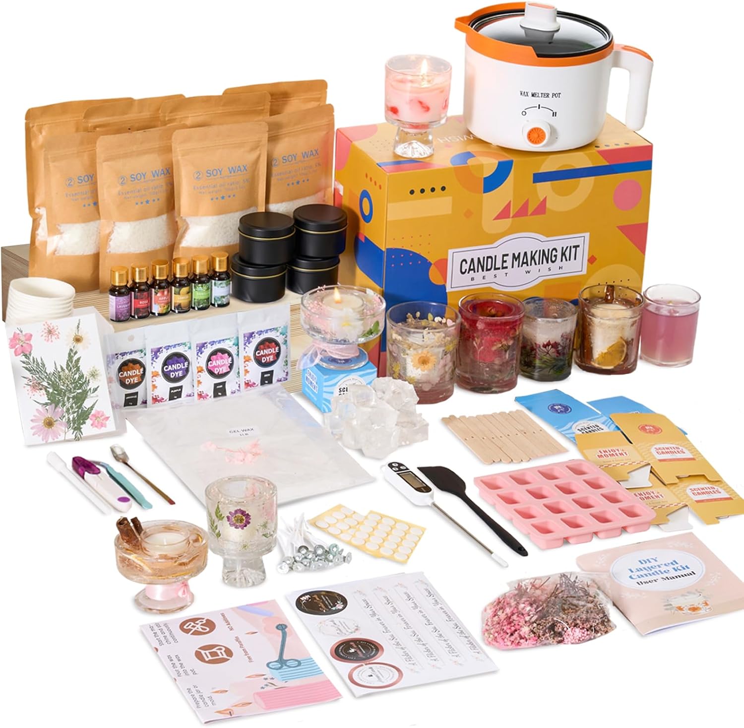 2-in-1 Soy & Jelly Wax DIY Can - Home Fragrance Candles review and price