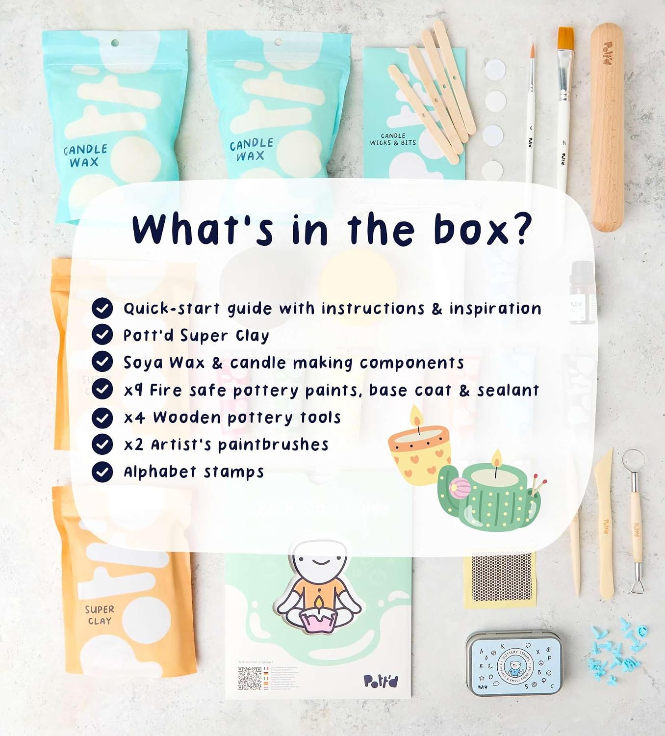 Home Pottery Candle Making Kit - Home Fragrance Candles review and price