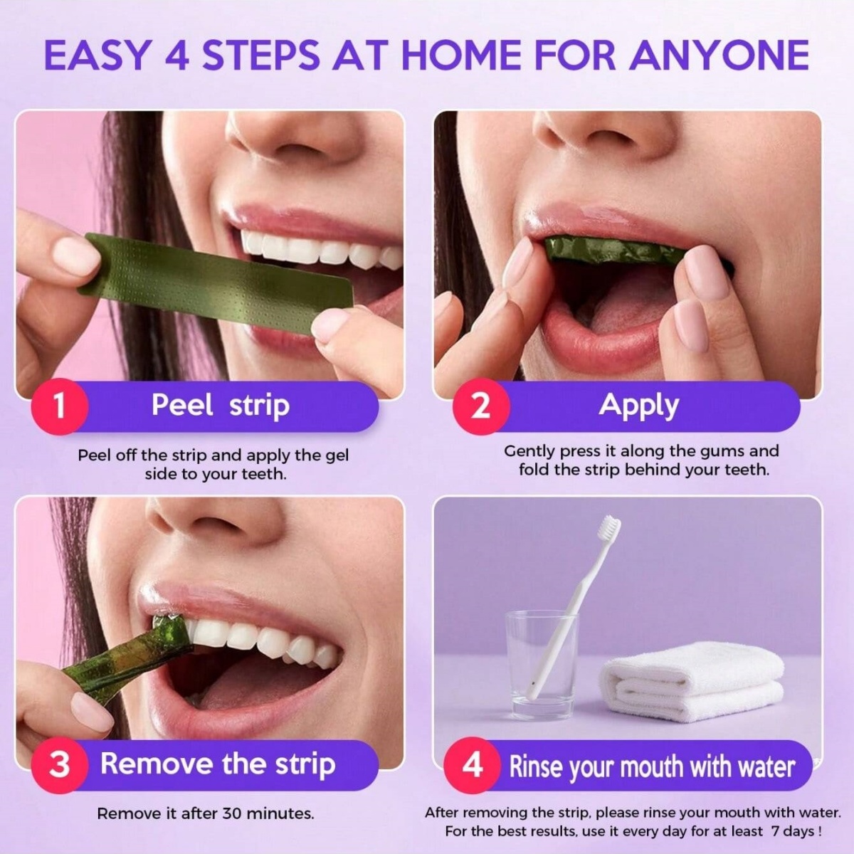 Deluxe Whitening Teeth Sticker - Home Fragrance Gel review and price
