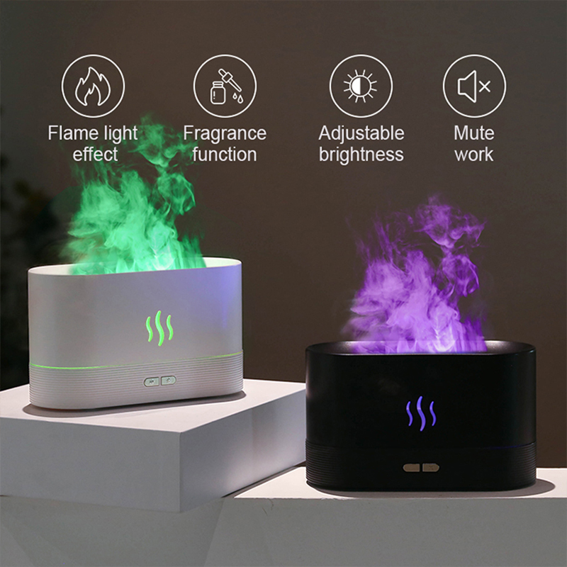 USB Desktop Flame Aroma Diffus - Home Fragrance Oils review and price